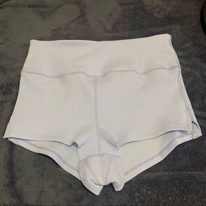 NWOT FP MOVEMENT HIGH WAIST RIBBED SHORTS